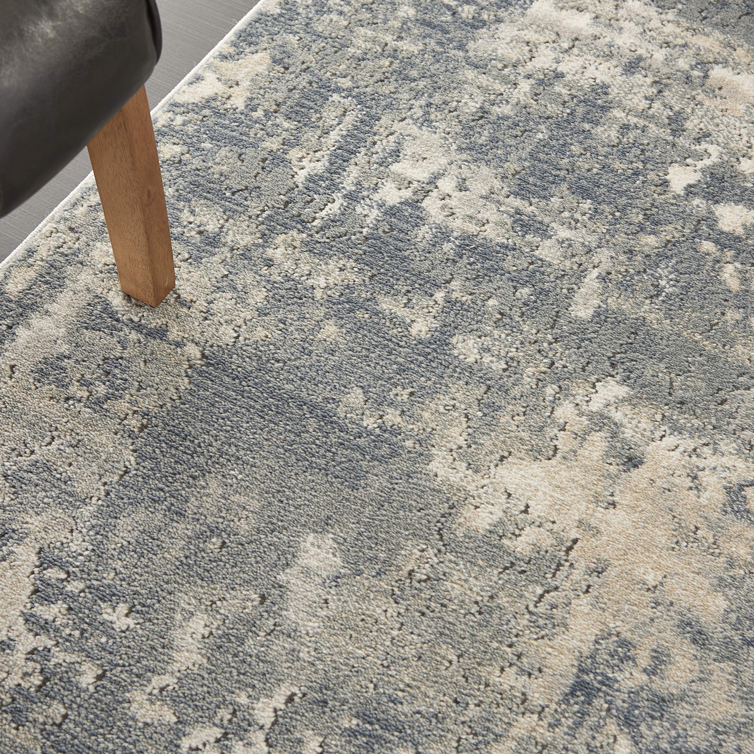 Nourison Concerto Abstract Grey/Beige 3'9