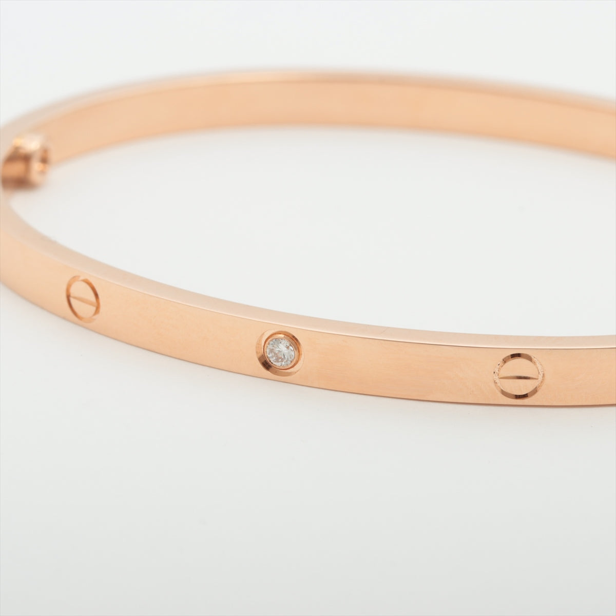 Cartier Love Small Model 6 Diamond Bracelet in 18K Rose Gold Size 16 - Perfect for Weddings, Anniversaries & Luxury Gifts