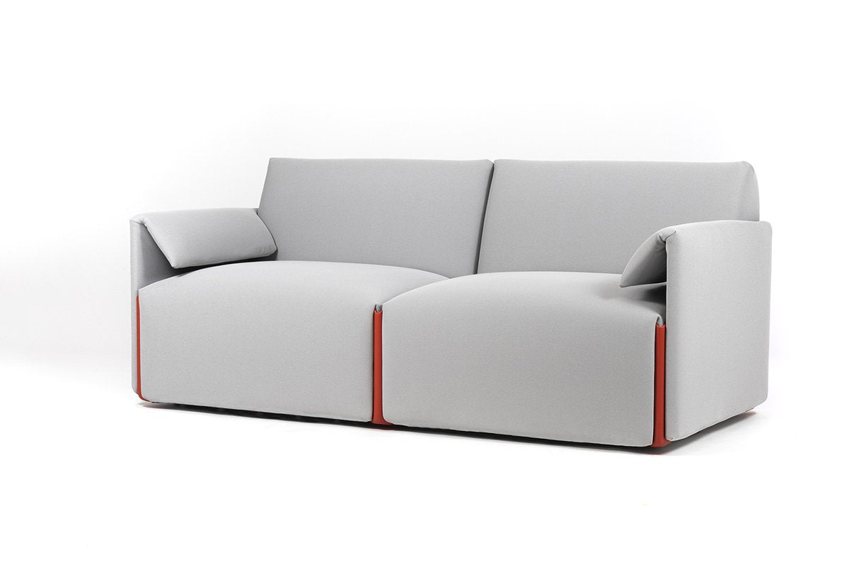 Stylish Two-Seater Sofa for Living Room - Comfortable Modern Costume Couch for Small Spaces, Apartments & Cozy Home Decor