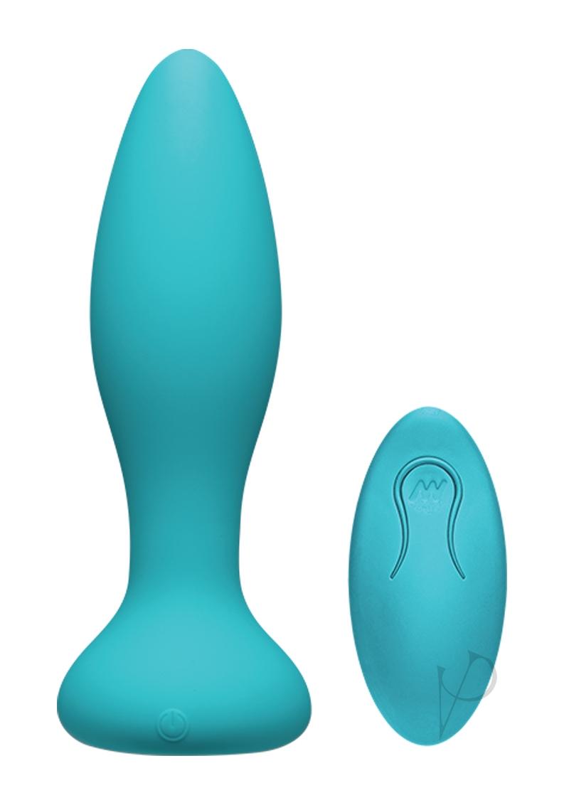 Remote Control Anal Plug for Beginners & Advanced Users - Teal - Perfect for Solo Play & Couples Fun