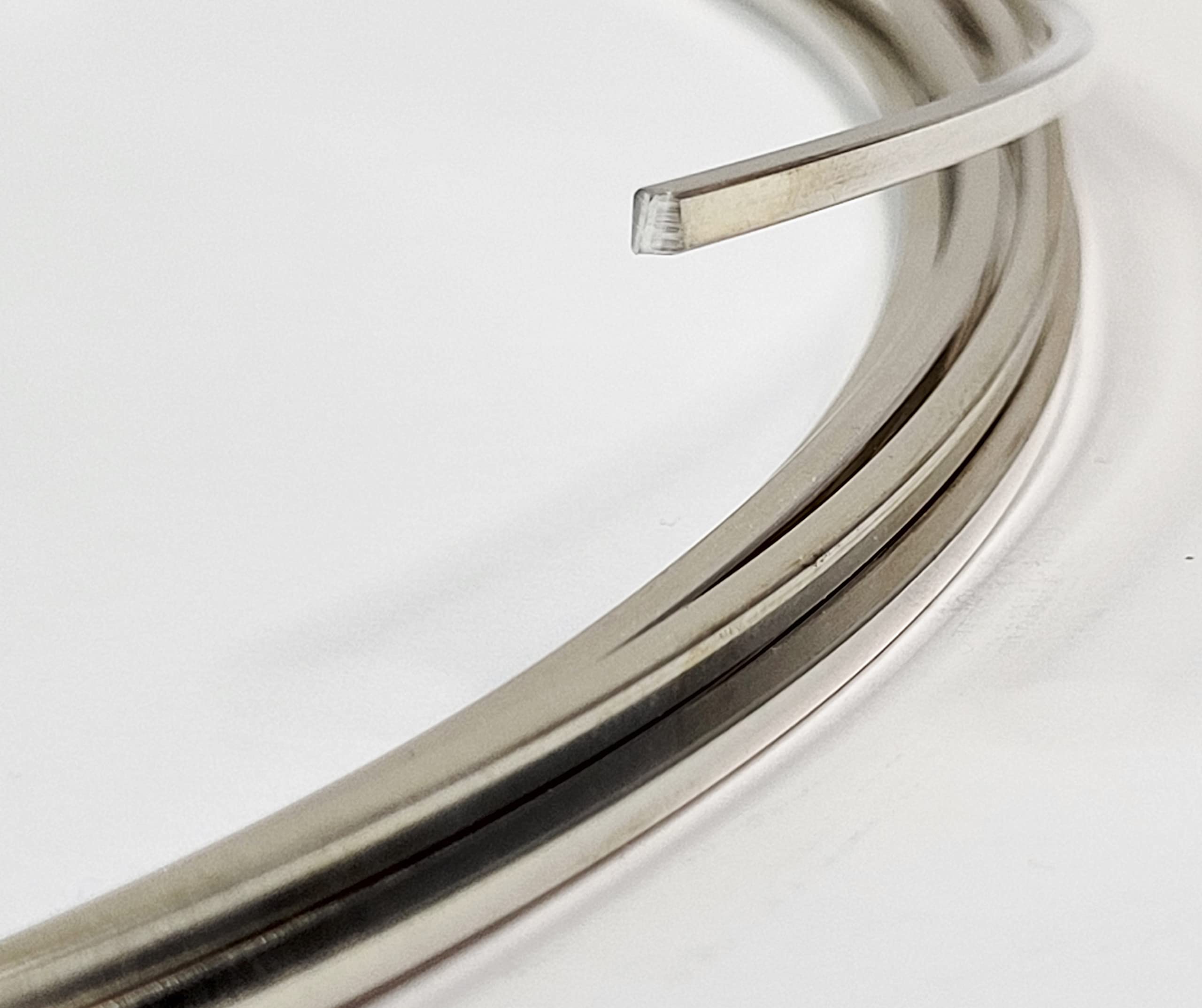 12 Gauge Square Dead Soft 925 Sterling Silver Wire - 3 Feet Jewelry Making Supplies for DIY Bracelets, Necklaces & Crafting Projects - WIZART Premium Art Wire