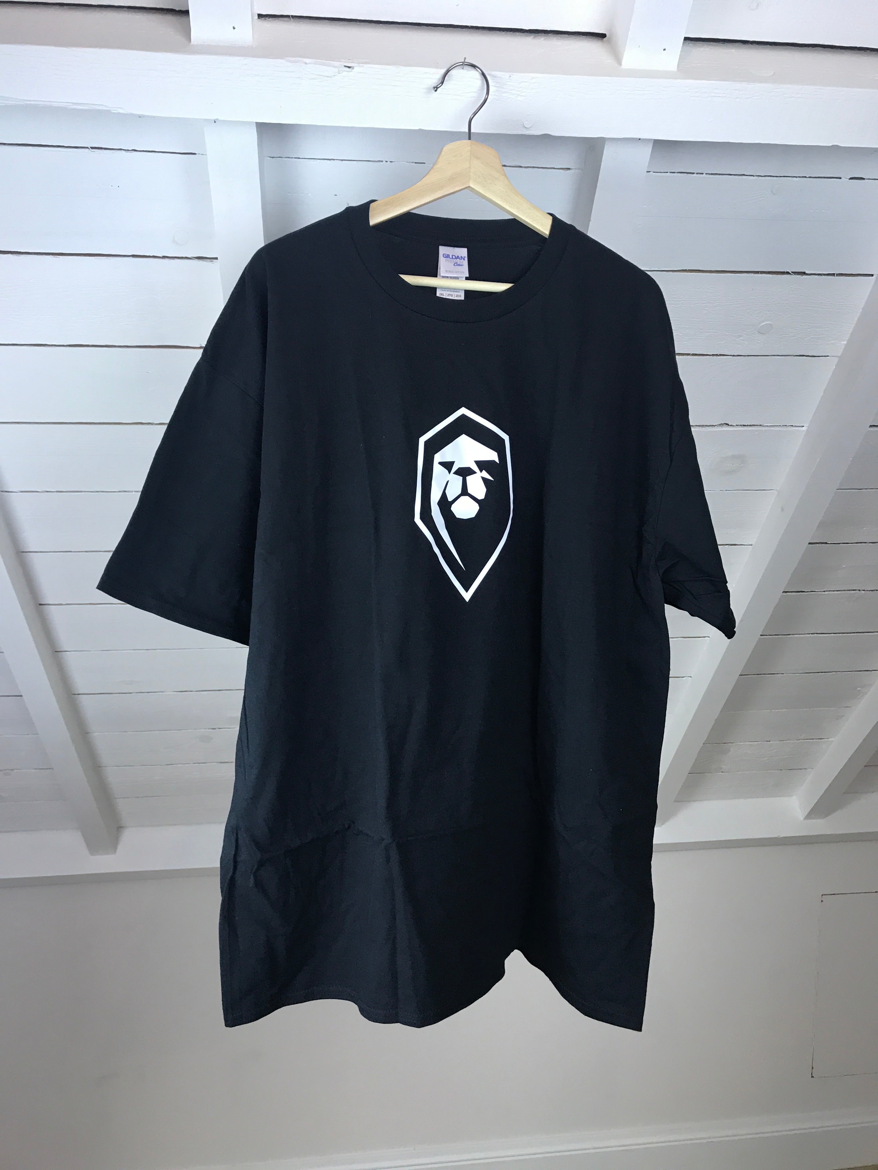Belgian Lions Black Icon Men's T-Shirt - Stylish & Comfortable Cotton Tee for Casual Wear, Gym, and Everyday Outfits