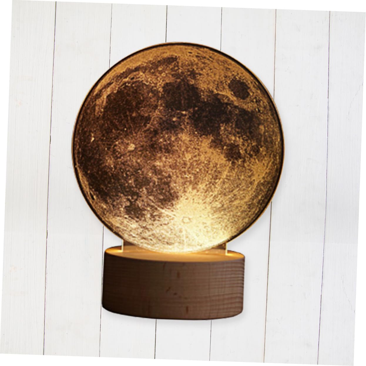 Veemoon Moon Night Light - LED Touch Desk Lamp with USB Cable, Energy Efficient & Eye-Caring for Bedroom, Living Room, Nursery - Perfect for Reading, Relaxation & Nighttime Ambiance