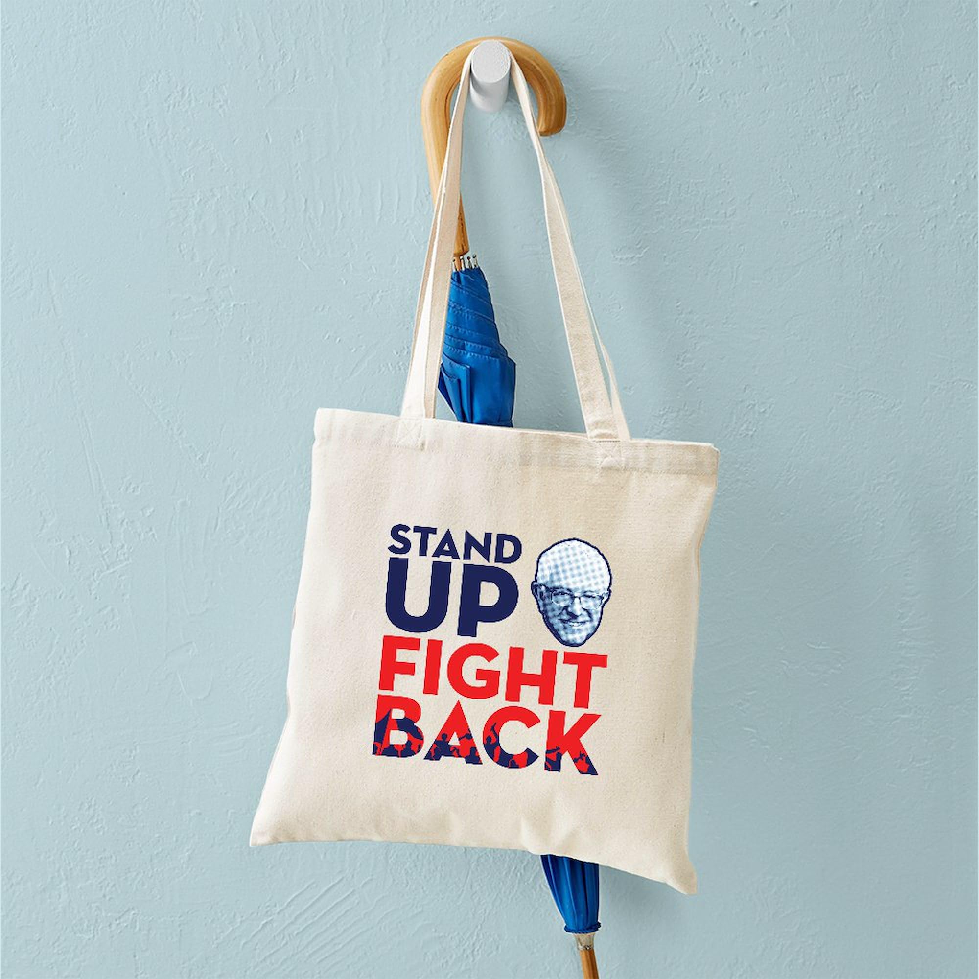 Fight Back Tote Bag - Eco-Friendly Natural Canvas Reusable Shopping Bag for Groceries, Beach & Daily Use | CafePress