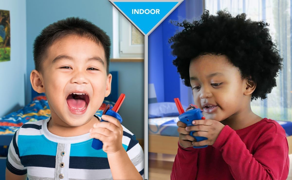 Paw Patrol Kids Walkie Talkie Toy Set - 2 Pack Interactive Walkie Talkies for Boys & Girls, Best Gift for Paw Patrol Fans - Fun Indoor & Outdoor Adventure Play for Kids