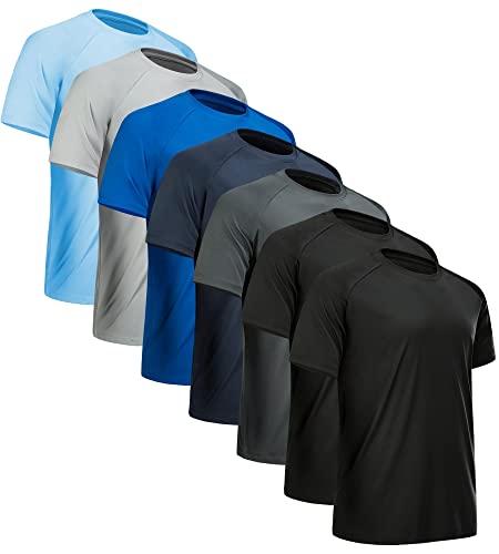 7 Pack Black, Black, Dark Grey, Light Grey, Navy, Blue, Light Blue