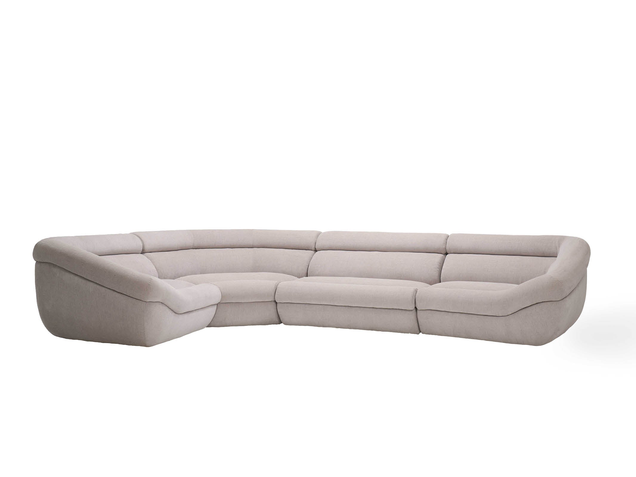 Pambula Modular Sectional Sofa - Modern L-Shaped Couch with Reversible Chaise for Living Room, Lounge, and Family Room - Soft Fabric Upholstery and Sturdy Wooden Frame