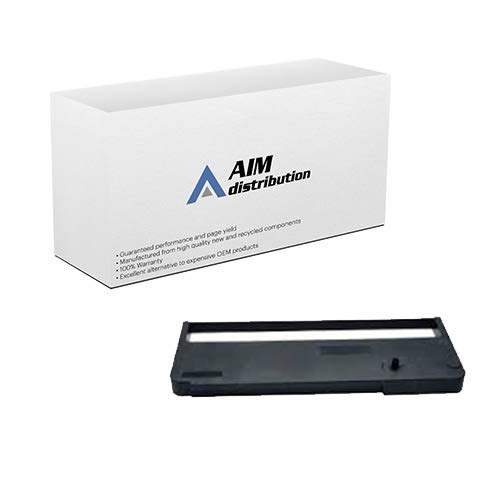 AIM Compatible Data General 6617/6946 Black Printer Ribbons (6-Pack) - High-Quality Replacement Cartridges for Office Printing & Document Processing