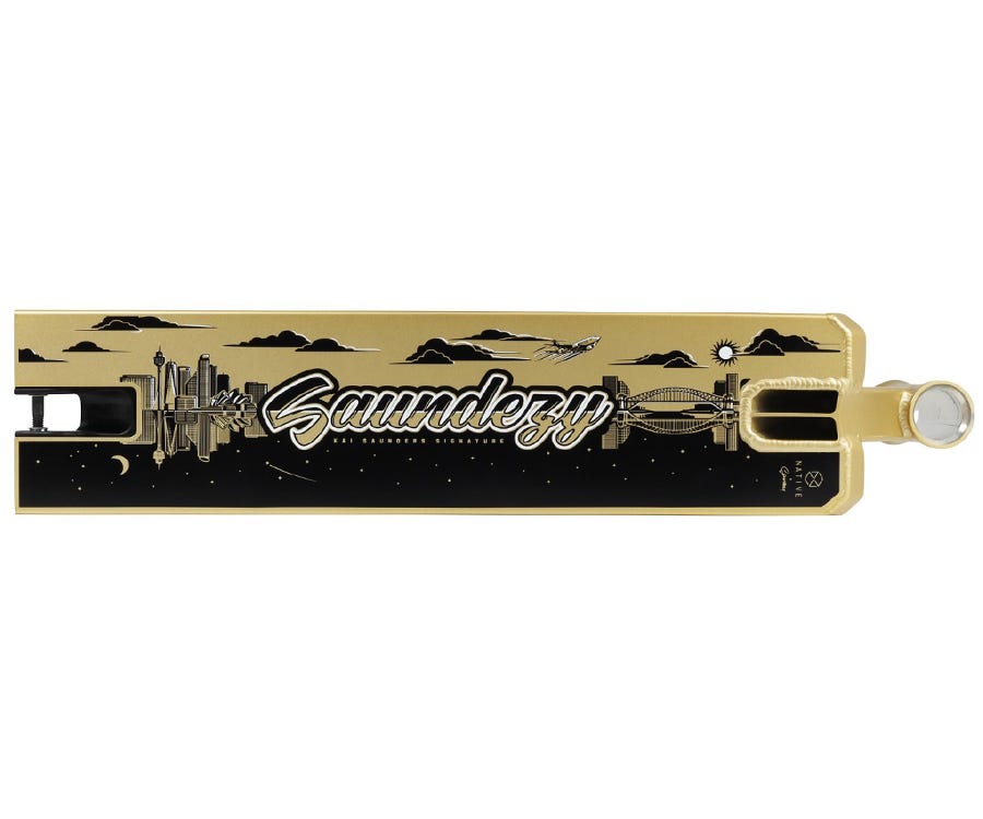 Native Stem Saundezy Signature Deck - Premium Skateboard Deck for Street & Park Riding - Perfect for Skaters & Collectors