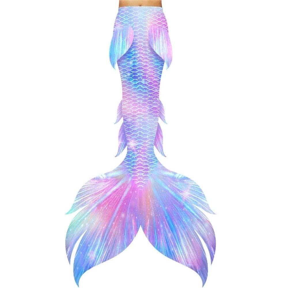 Mermaid Swimsuit with Monofin - Colorful Bikini Swimming Costume & Girls Mermaid Tail for Pool, Beach & Underwater Photography | Perfect Gift for Girls & Mermaid Lovers