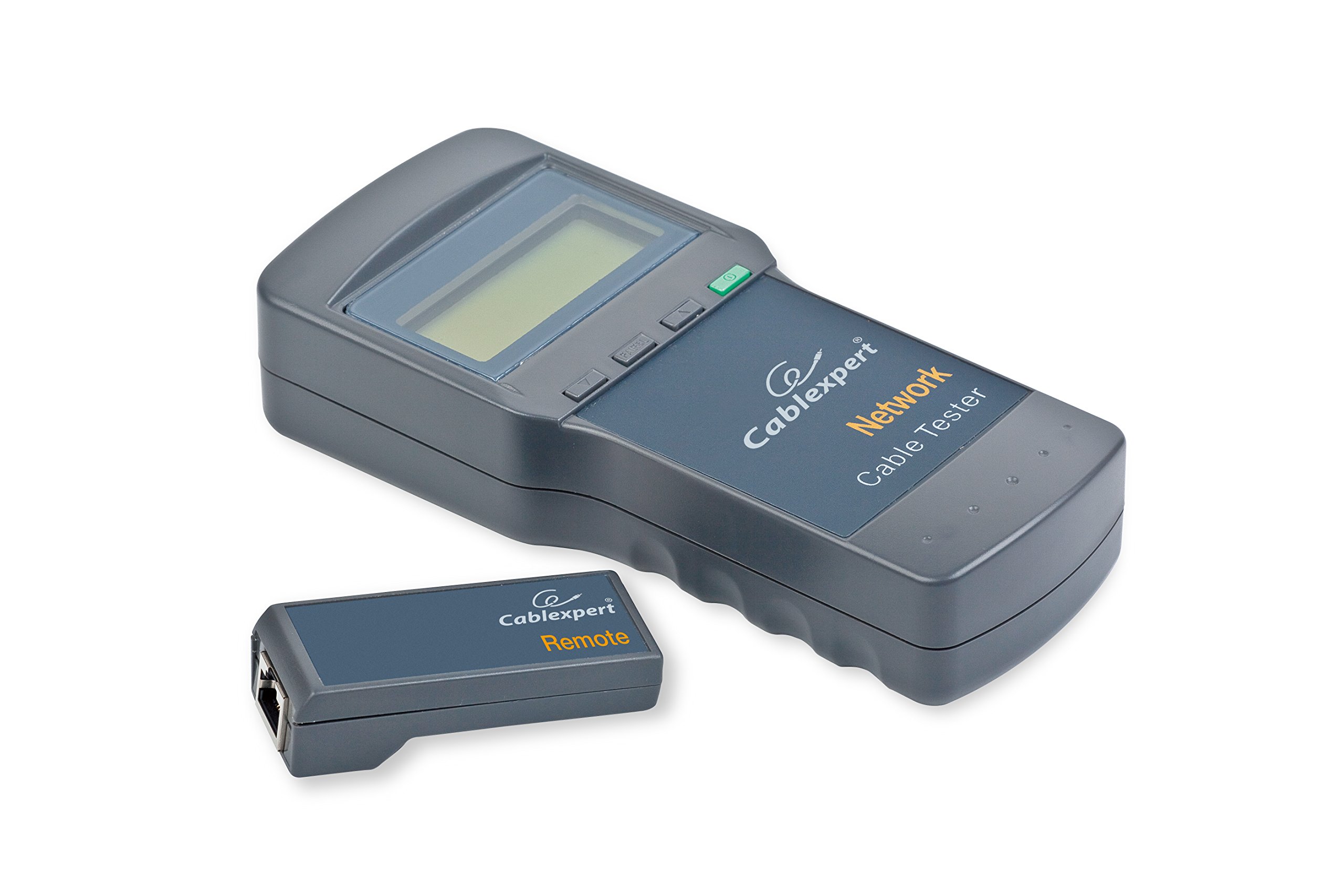 Gembird CDL Micro Ethernet Cable Tester - RJ45/RJ11 Network Cable Tester for LAN, Cat5, Cat6 - Male-to-Male Connector - 1-Pack Grey - Perfect for IT Technicians, Network Installations & Home Office Setup