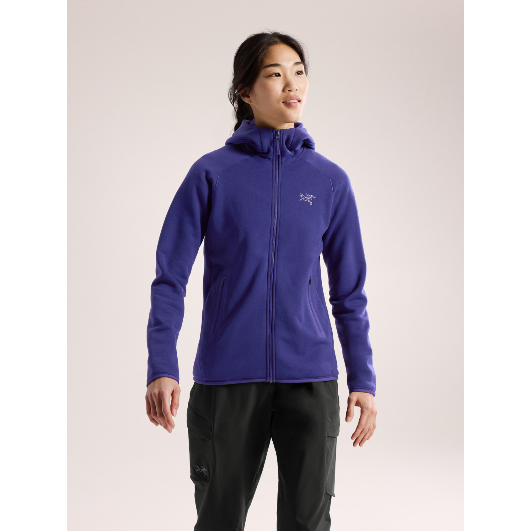 Arc'teryx Women's Kyanite Hoody - Lightweight Fleece Jacket for Hiking, Camping & Outdoor Adventures - Water-Resistant & Breathable Midlayer for Cold Weather