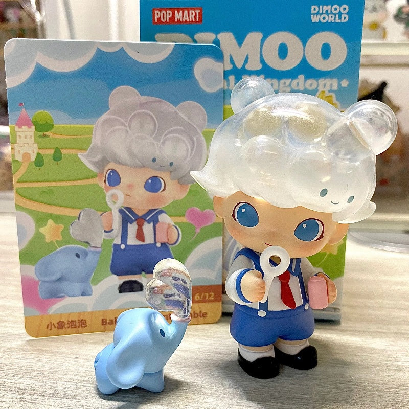 DIMOO Animal Kingdom Series Baby Elephant Bubble Toy - Cute & Safe Bath Time Fun for Toddlers & Kids - Perfect for Playtime, Gifts & Nursery Decor