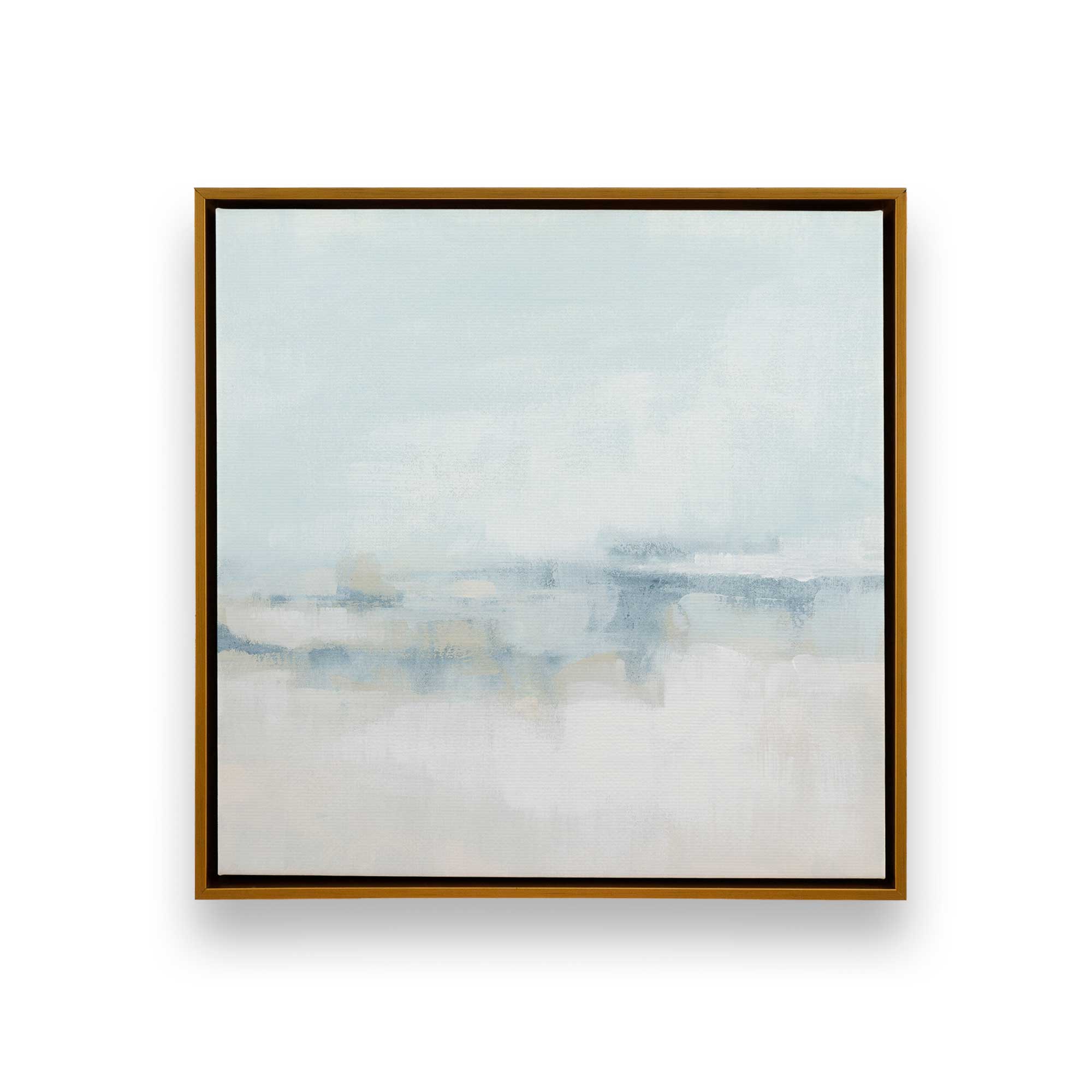 Cloudy Shoreline Hues - Set of 2 Premium Canvas Wall Art Prints for Coastal Home Decor | Perfect for Living Room, Bedroom & Beach House
