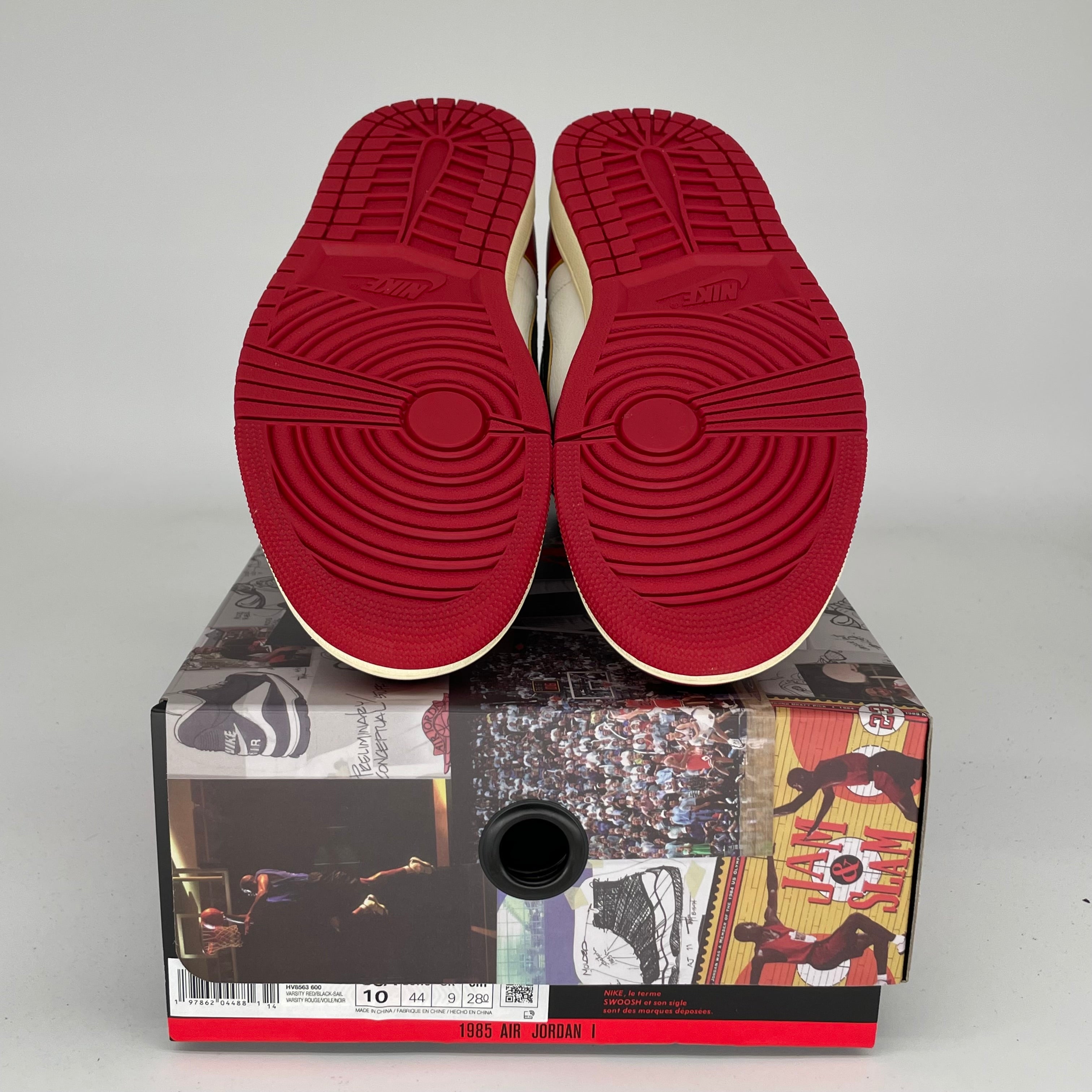 Air Jordan 1 Union LA Chicago Shadow Sneakers - Men's Size 10 (HV8563-600) - Retro Basketball Shoes for Streetwear & Casual Outfits