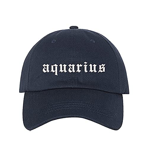 Aquarius Embroidered Baseball Cap - Unisex Zodiac Dad Hat for Men & Women | Perfect for Daily Wear, Outdoor Activities & Fashion Accessories