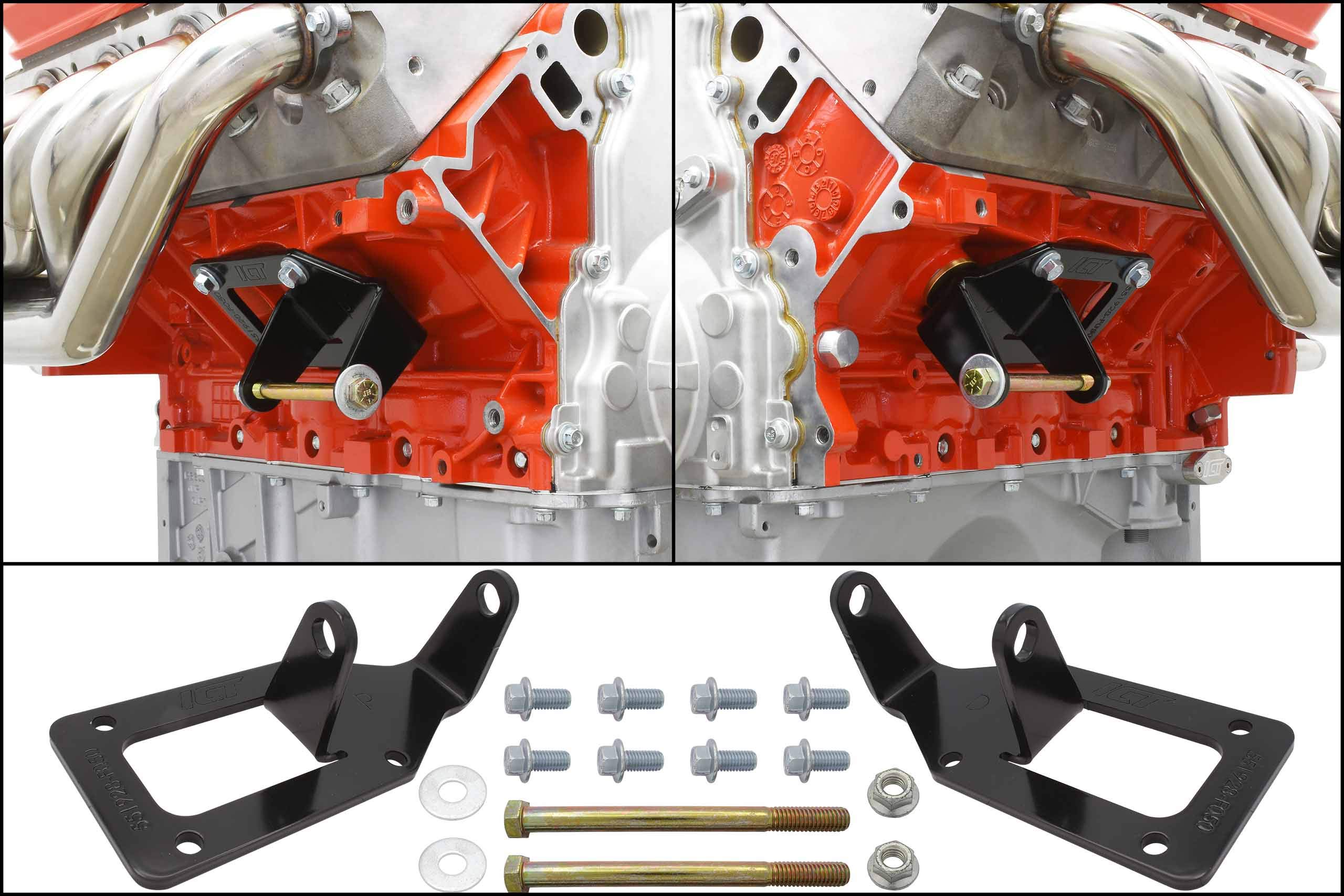 ICT Billet 1975-1987 SBC to LS Swap Engine Mount Forward 1.75
