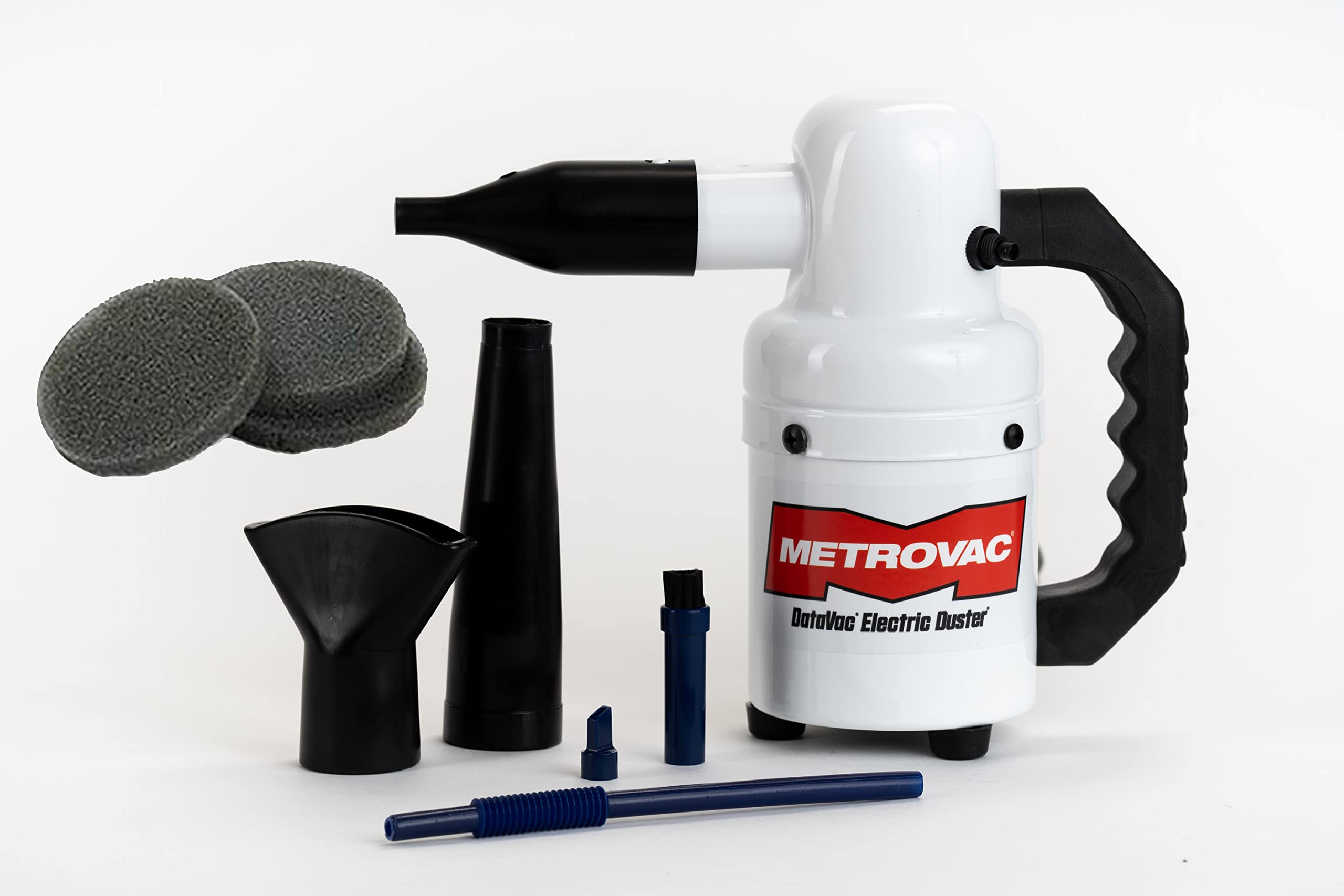 Bonus - Includes 3 Extra Filters - Metro DataVac Electric Duster - 500-Watt Motor - Model ED500P - Computer & Electronics Duster - Made in USA - Perfect for Cleaning Keyboards, PCs, Laptops & Office Equipment