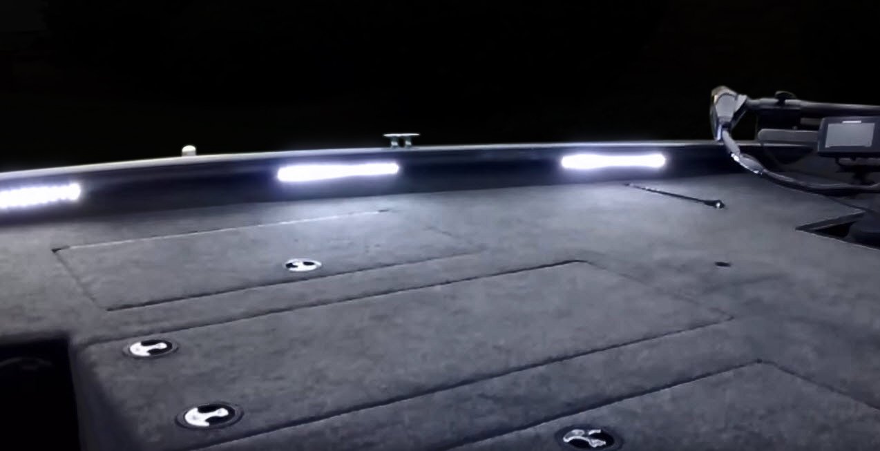 BLAST LED NOX Series - Marine Boat LED Deck Light Kit for Front & Rear, Interior LED Lighting - White | Perfect for Night Fishing & Boating Safety