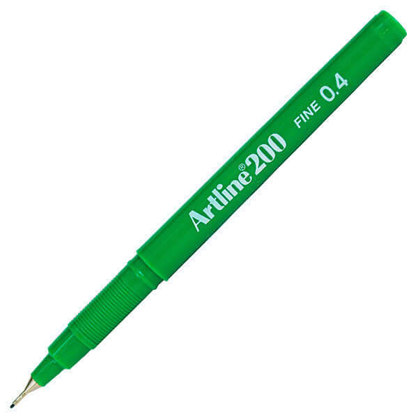 Artline 200 Fineliner Pen Set - 0.4mm Ultra Fine Tip Black Ink Markers for Drawing, Sketching & Note Taking - Perfect for Artists, Students & Office Use