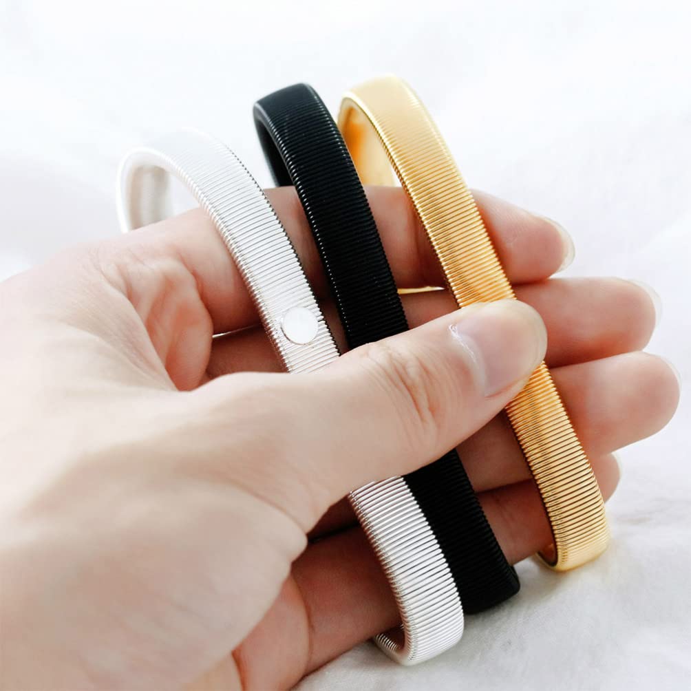 6pcs Men's Shirt Cuff Rings - Adjustable Sleeve Garters & Arm Bands for Formal Wear, Business Attire & Wedding Outfits - Elastic Shirt Sleeve Holders for Men - Perfect for Office, Parties & Special Occasions