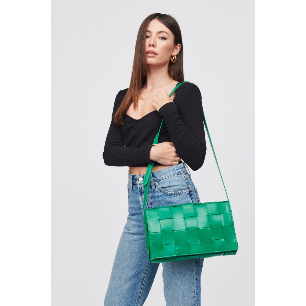 Olga Women's Woven Crossbody Bag - Stylish Handbag for Everyday Use, Travel & Shopping | Fashionable Shoulder Purse for Women & Girls