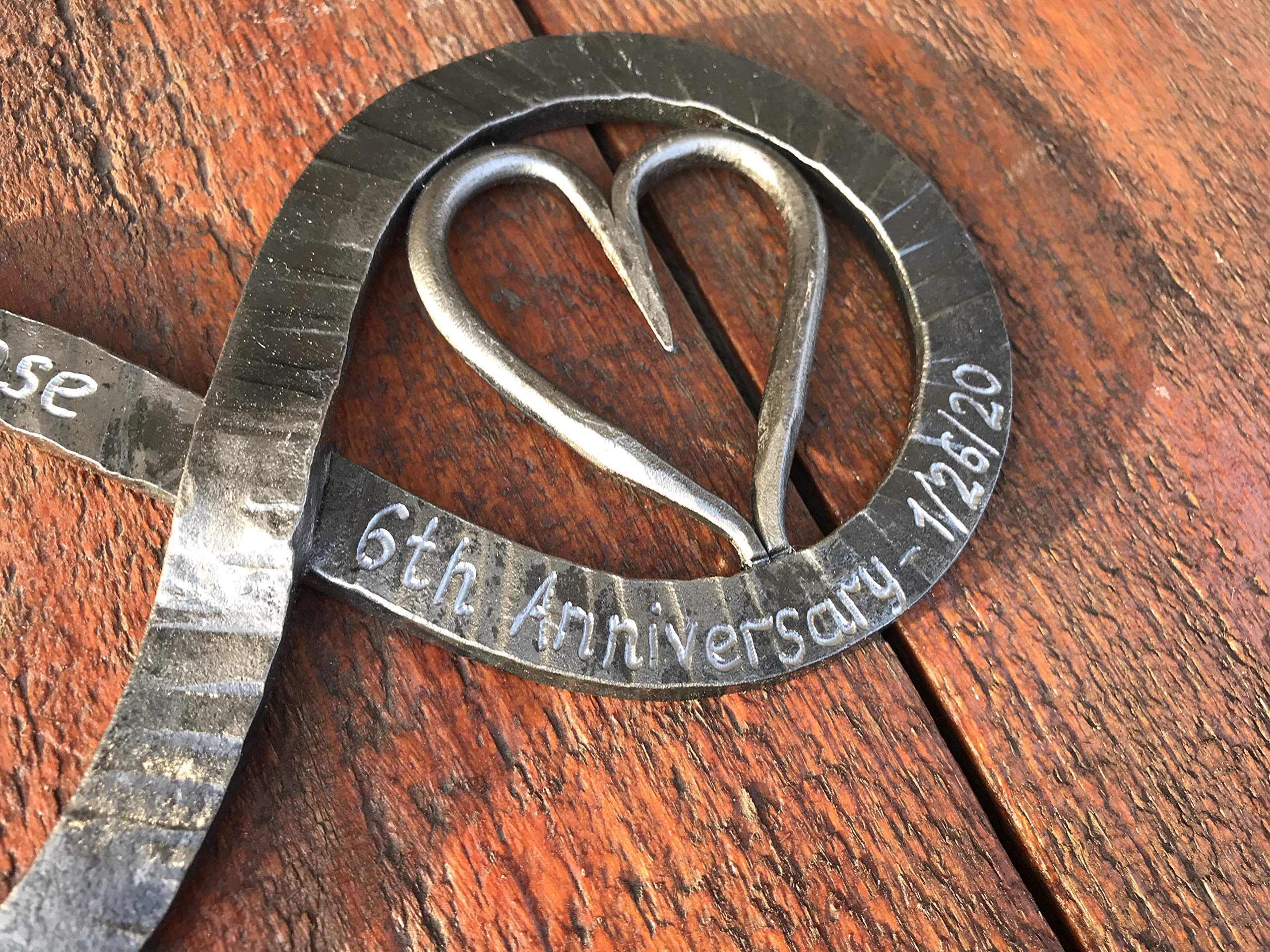 6th Anniversary Iron Gift - Elegant Iron Infinity Sign for Couples | Unique Iron Gift Idea for Wedding, Anniversary & Romantic Occasions