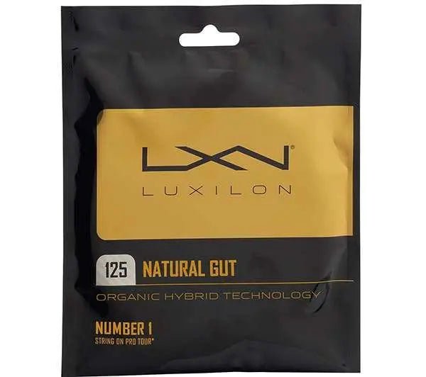 Luxilon 125 Natural Gut Tennis String - Premium Performance for Professional Players | Perfect for Tournament Play & Training Sessions