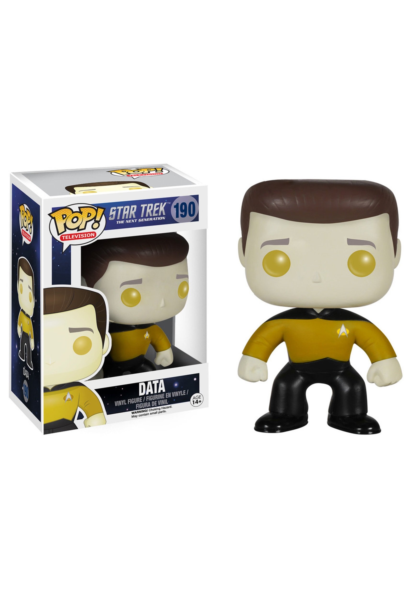 Funko POP! Star Trek The Next Generation Data Vinyl Figure - Collectible Action Figure for Fans | Perfect for Display, Gifts & Sci-Fi Decor