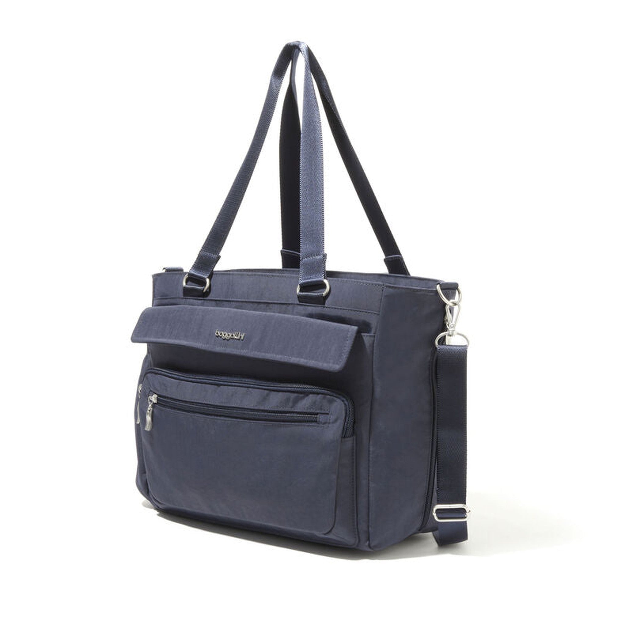 Baggallini Modern Laptop Tote Bag for Women - Stylish & Durable Work Tote with Padded Laptop Compartment - Perfect for Office, Business Travel & Commuting