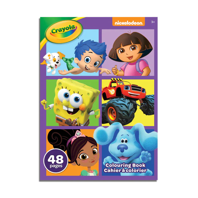 Crayola Nick Jr Coloring Book - 48 Pages | Kids Activity Book for Creative Fun & Learning | Perfect for Home, Travel & School Projects