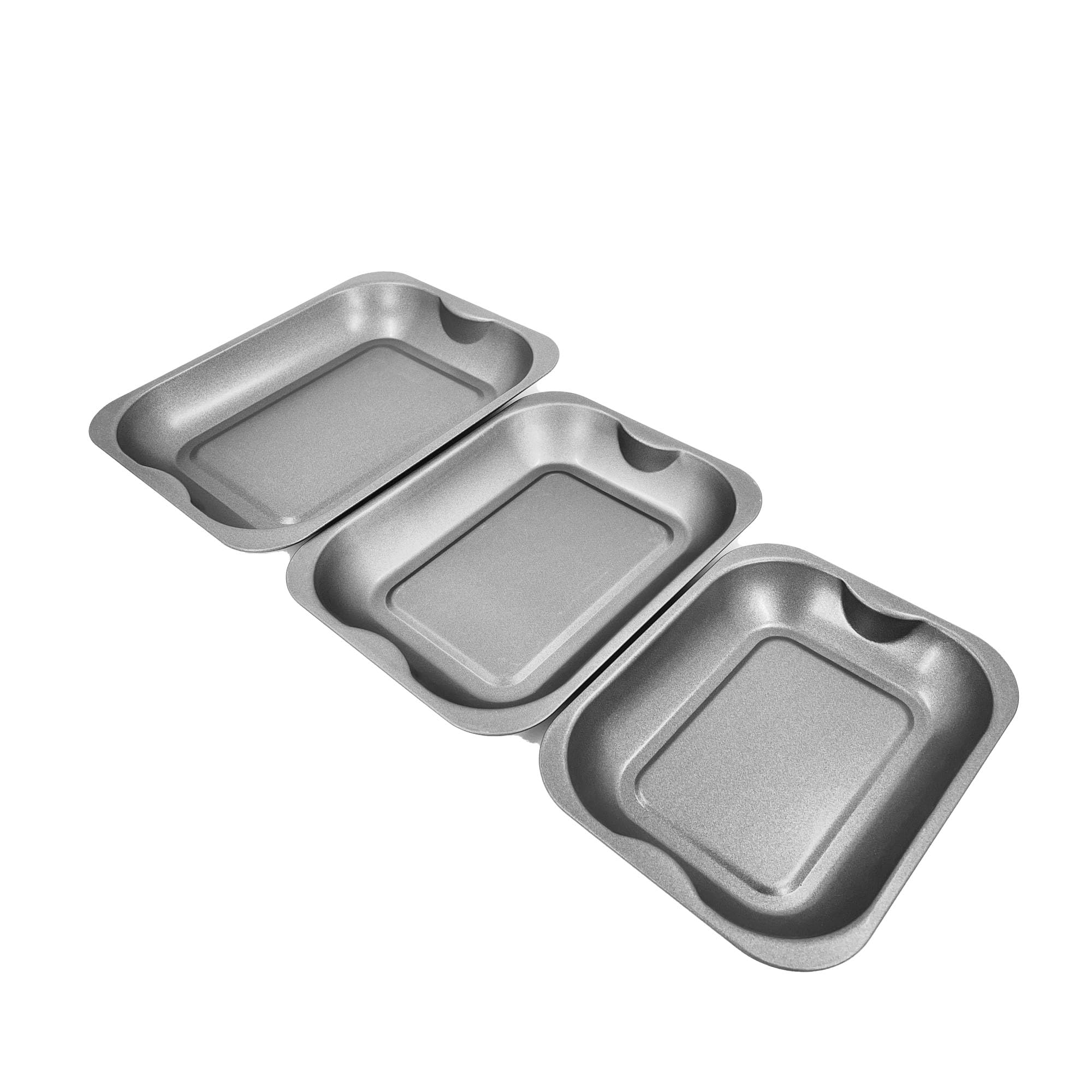 Chabrias Ltd 3-Piece Non-Stick Baking Sheet Set - Small (28cm), Medium (33cm), Large (38cm) Oven Trays for Roasting, Baking, Cooking - Dishwasher Safe & Easy Clean - Perfect for Cookies, Pizza, Vegetables & Meal Prep