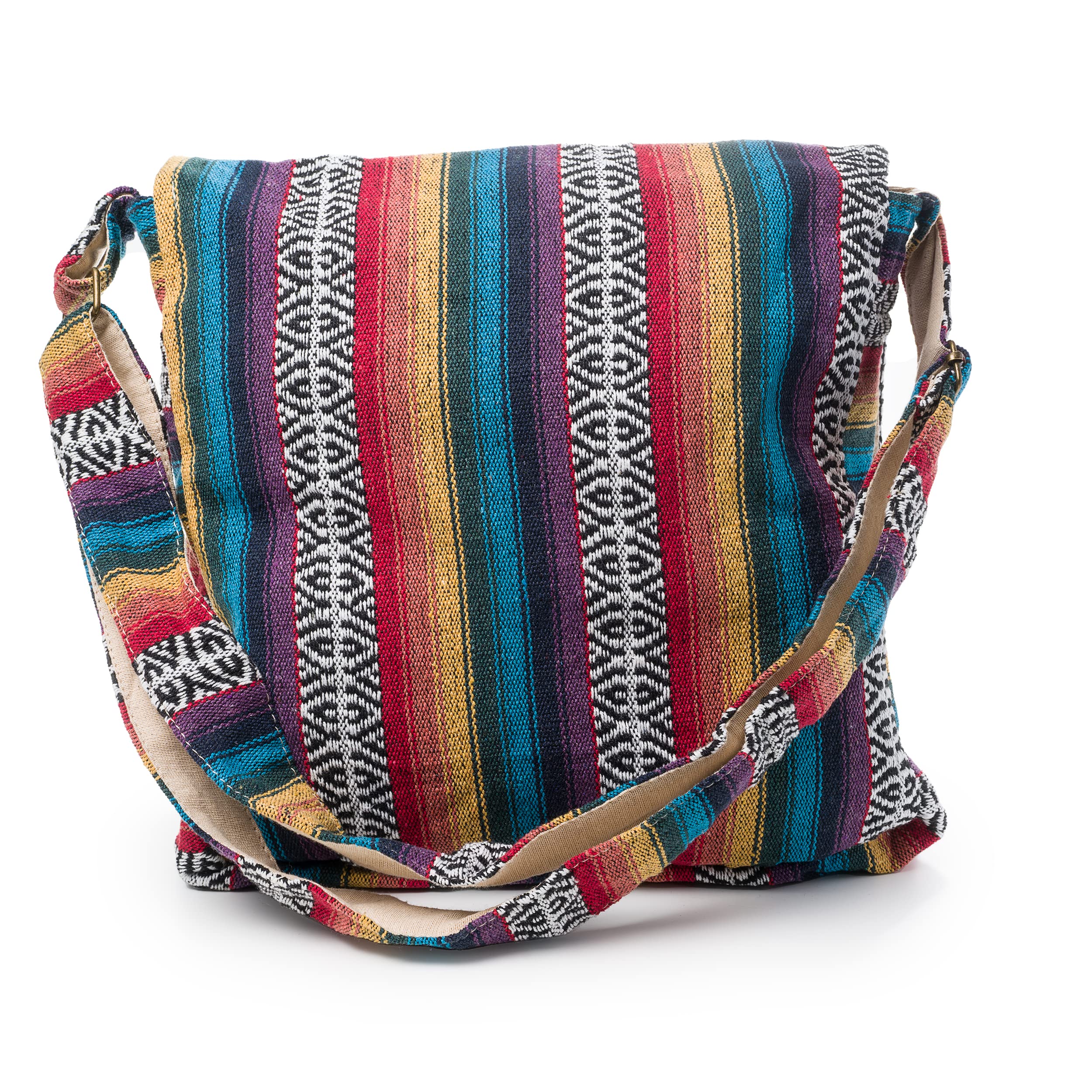 Stylish Unisex Canvas Messenger Bag - Crossbody Shoulder Bag for Men & Women with Multiple Compartments | Lightweight Durable Tote for Travel, Work, Beach & Daily Use