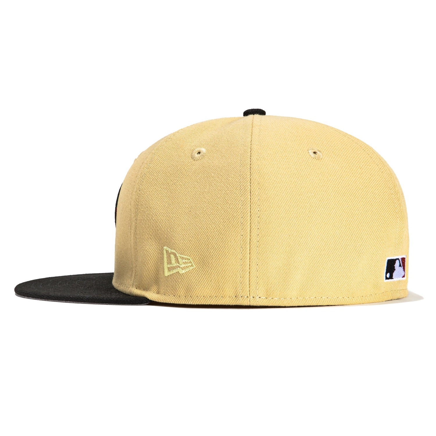 New Era 59Fifty Arizona Diamondbacks Inaugural Patch Snapback Hat - Tan, Black & Sedona Red - Official MLB Baseball Cap for Fans & Streetwear Fashion