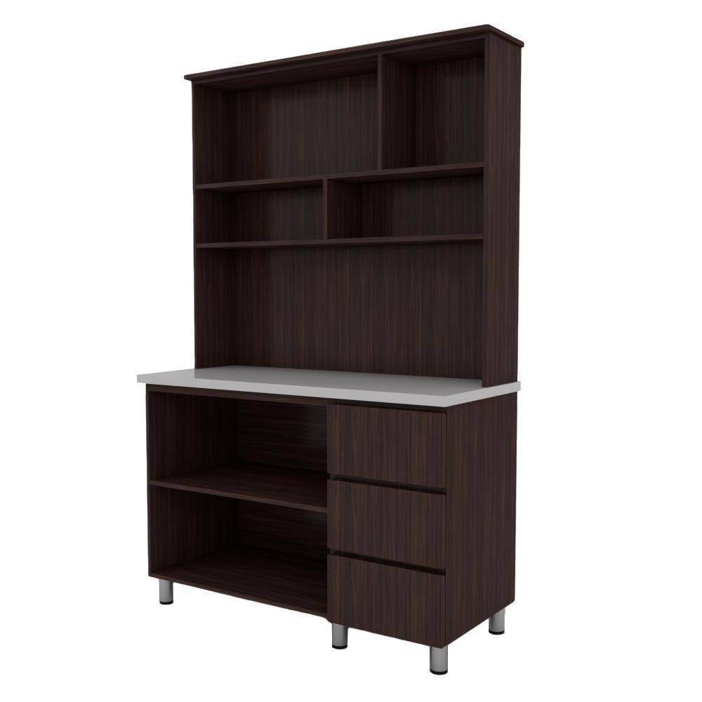 Lorena 2 Door Kitchen Cabinet with Countertop - Modern Storage Solution for Kitchens, Pantries & Laundry Rooms