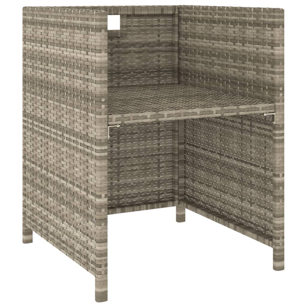 6-Piece Patio Dining Set with Cushions - Durable Poly Rattan Furniture in Beige (116 lbs) - Perfect for Outdoor Entertaining, Backyard BBQs, and Garden Relaxation