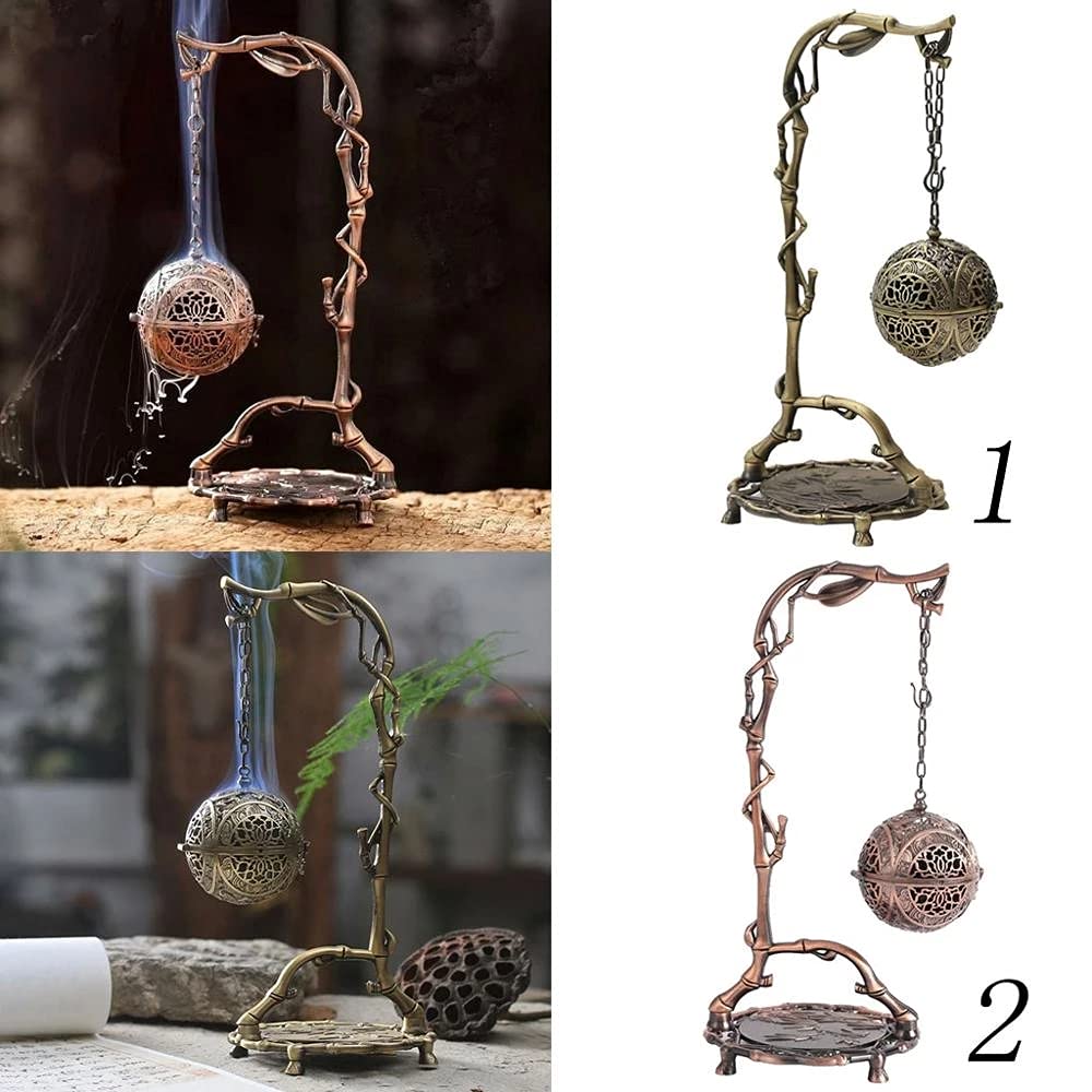 Chinese Dragon Backflow Incense Burner - Bronze Aromatherapy Decor for Home, Office, Bedroom & Car | Feng Shui Meditation & Stress Relief Gift