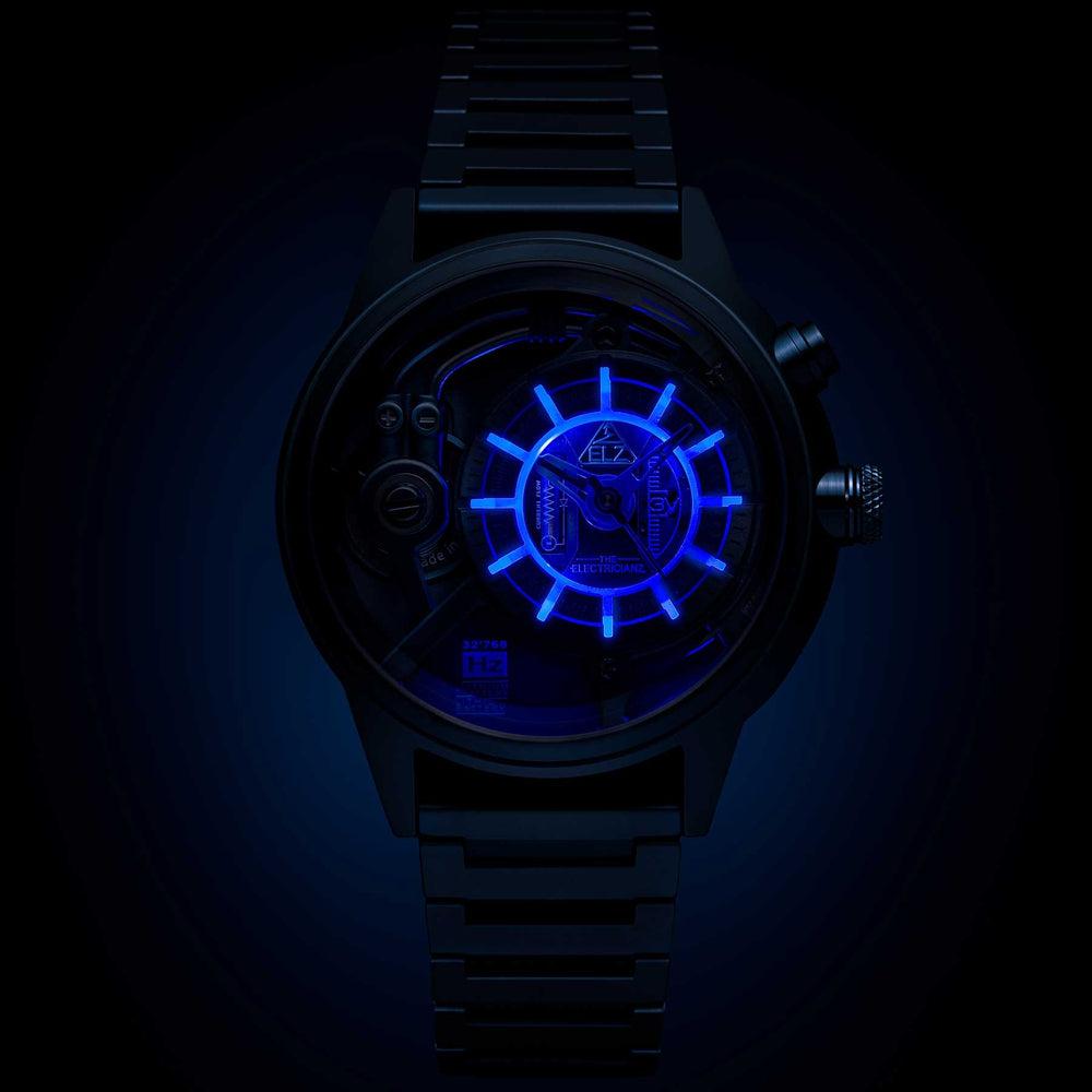 The Electricianz Watch (45mm) - The Blue Z - Stylish LED Digital Watch for Men & Women - Perfect for Nightlife, Parties, and Outdoor Adventures