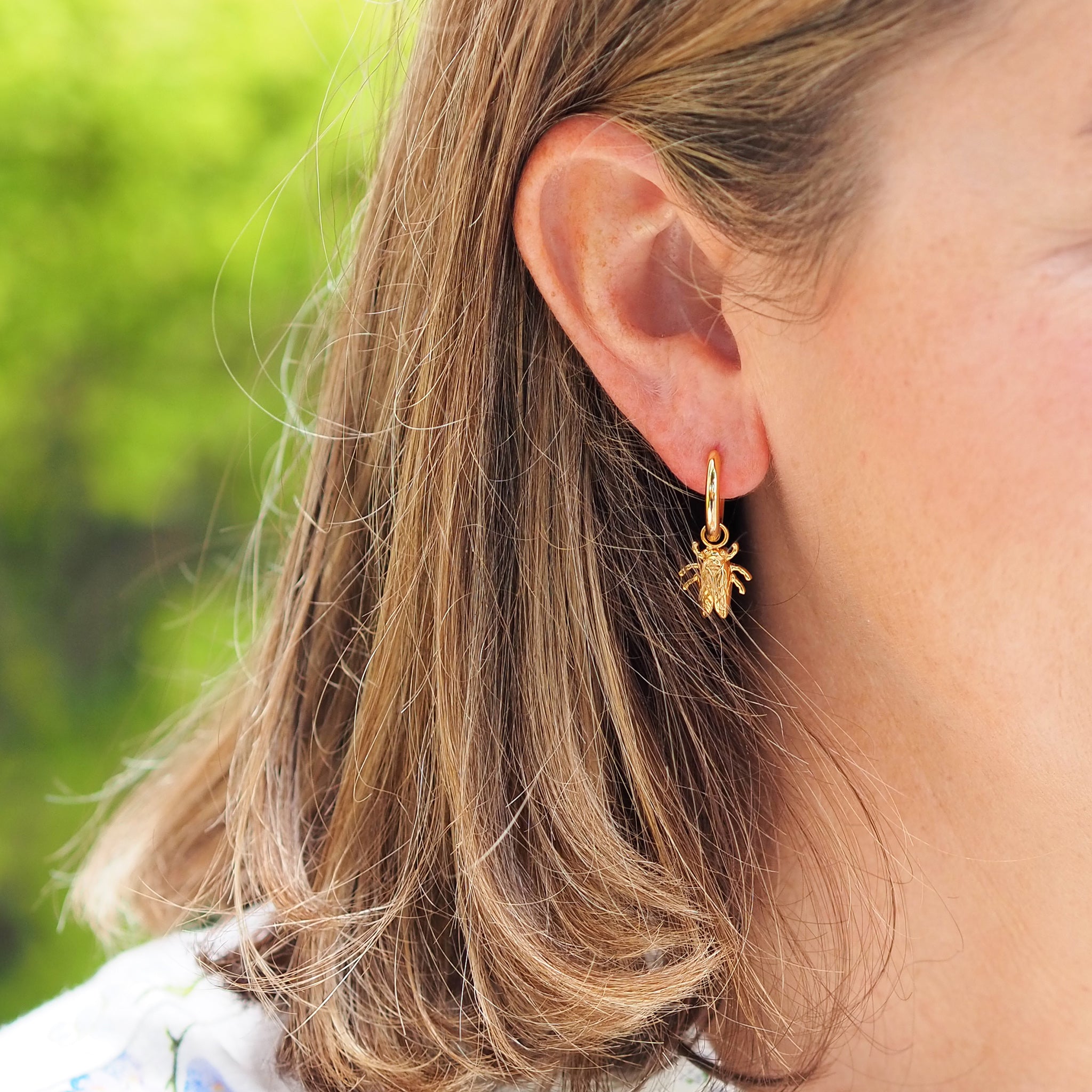 Goldbug Collection Thin Huggie Hoop Earrings - 14K Gold Plated Minimalist Hoops for Women - Perfect for Everyday Wear, Work & Special Occasions