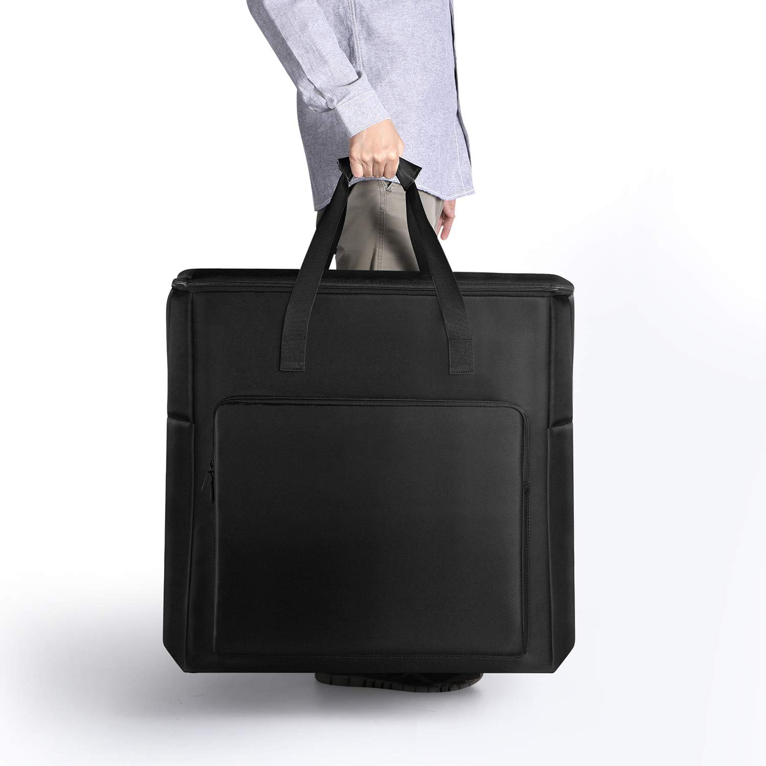 Buwico BUBM Large Capacity Multi-Pocket Desktop PC Travel Storage Bag Organizer - Fits 27 Inch Computer, Monitor, Keyboard & Accessories (XL Size) | Perfect for Office, Home & Business Travel