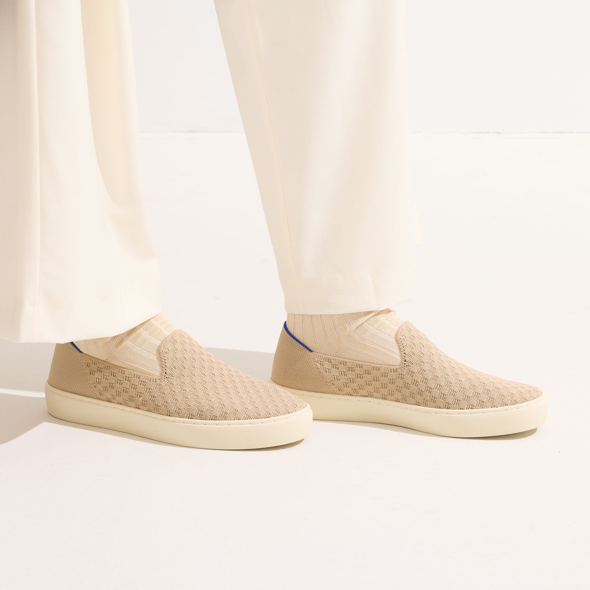 The Original Slip On Sneakers for Men & Women - Comfortable Knot Brown Casual Shoes for Walking, Travel & Everyday Wear
