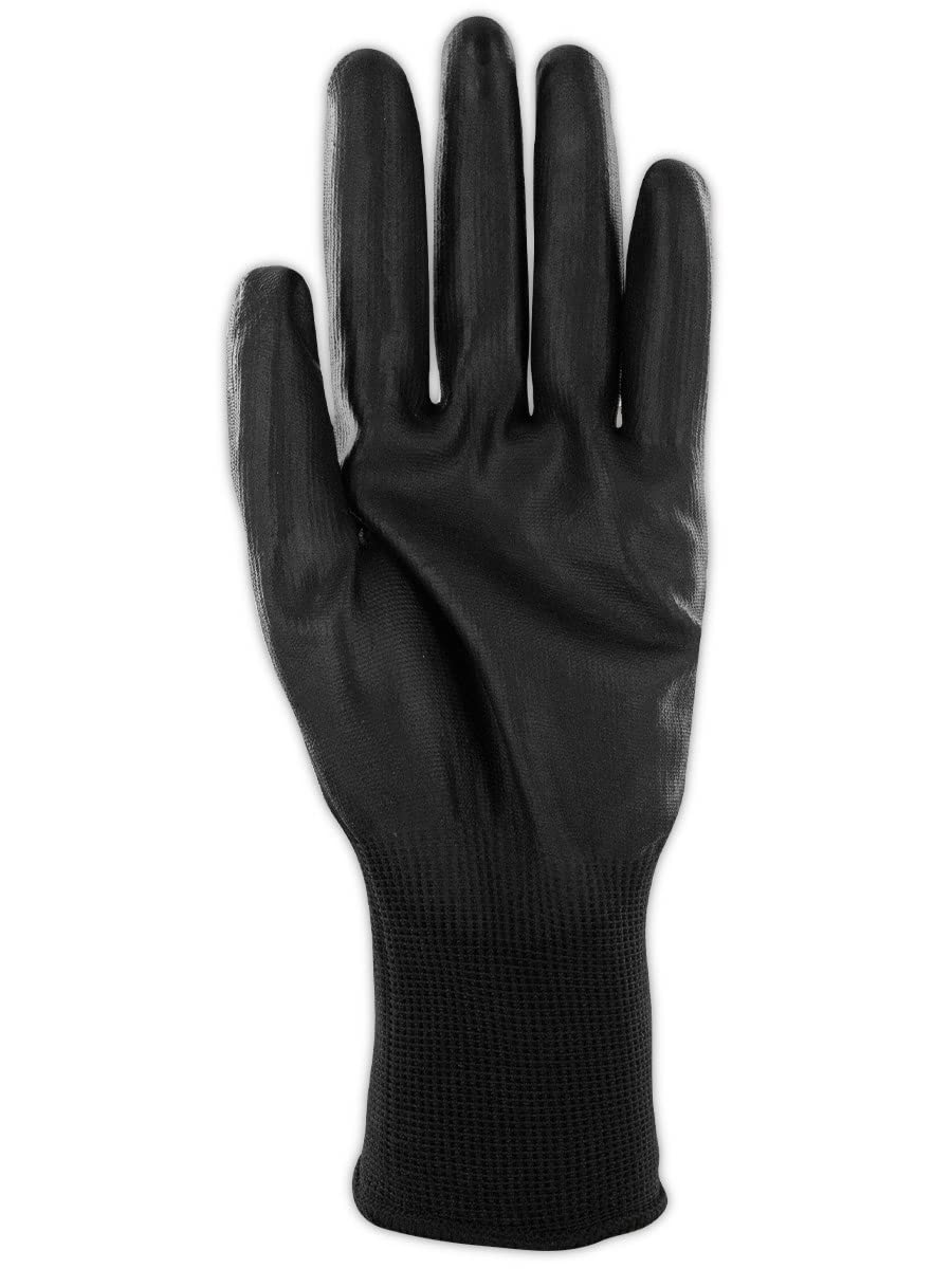 **MAGID D-ROC ANSI A3 18-Gauge Polyurethane Coated Work Gloves - 12 Pairs, Size 11/2XL (DXG22B) - Durable & Grip-Enhanced for Construction, Landscaping & Heavy-Duty Tasks**