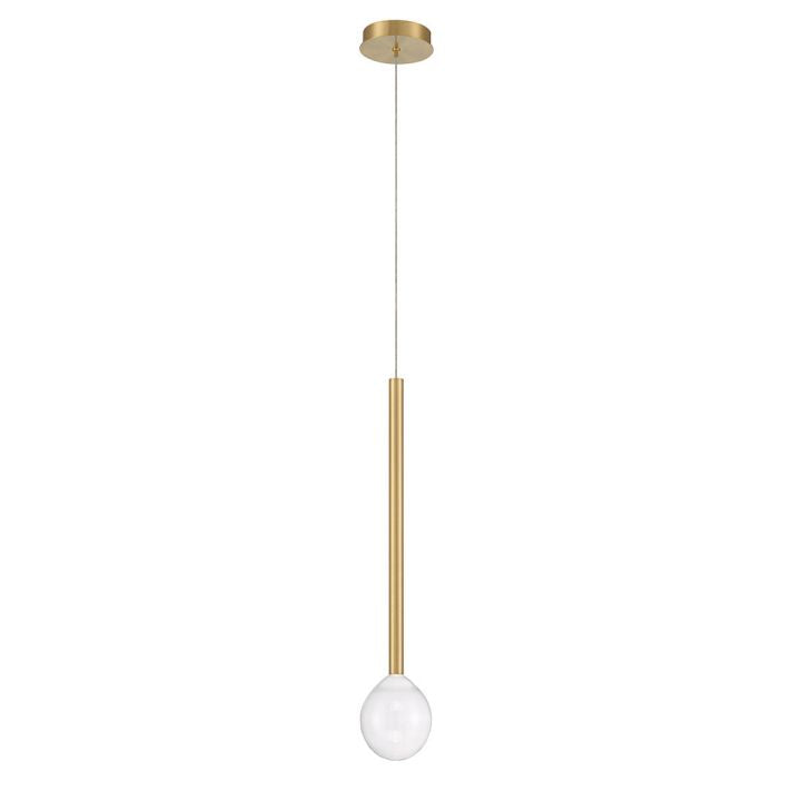 Modern LED Pendant Light - Sleek Contemporary Ceiling Fixture for Dining Room, Kitchen Island & Living Room Decor