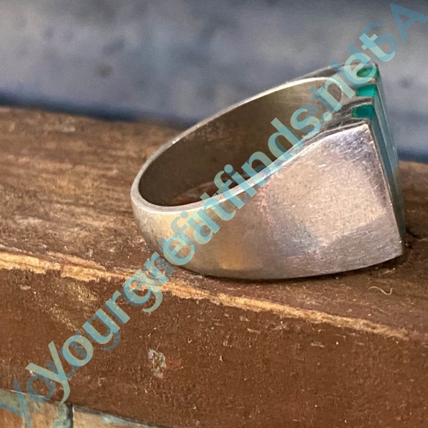 Art Glass Channel Inlay Sterling Silver Ring - Size 7 | Elegant Jewelry for Women, Perfect for Weddings, Anniversaries & Special Occasions