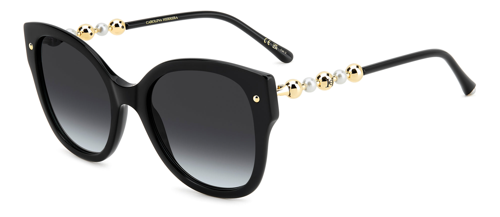 Carolina Herrera HER 0318/S Women's Luxury Sunglasses - UV Protection & Polarized Lenses for Driving, Beach & Outdoor Fashion