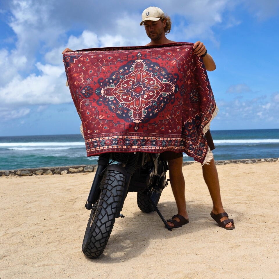Azra Premium Sand-Free Beach Towel - Quick Dry, Super Absorbent, Large Size - Perfect for Beach, Pool, Travel & Outdoor Activities