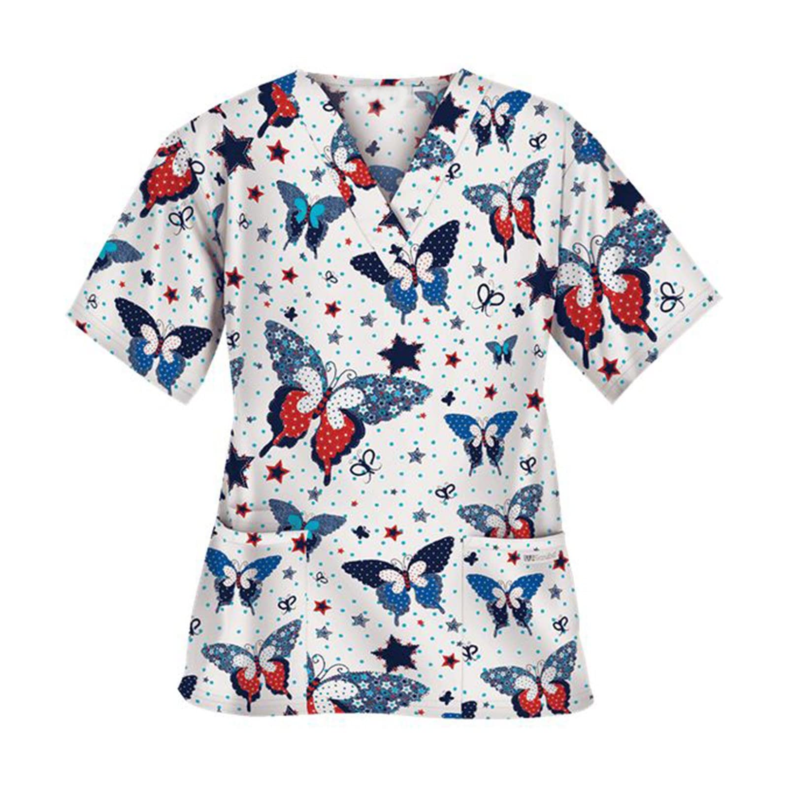 Comfortable Plus Size Scrubs for Women - Classic Loose Fit Scrub Tops | Perfect for Nurses, Doctors & Healthcare Professionals
