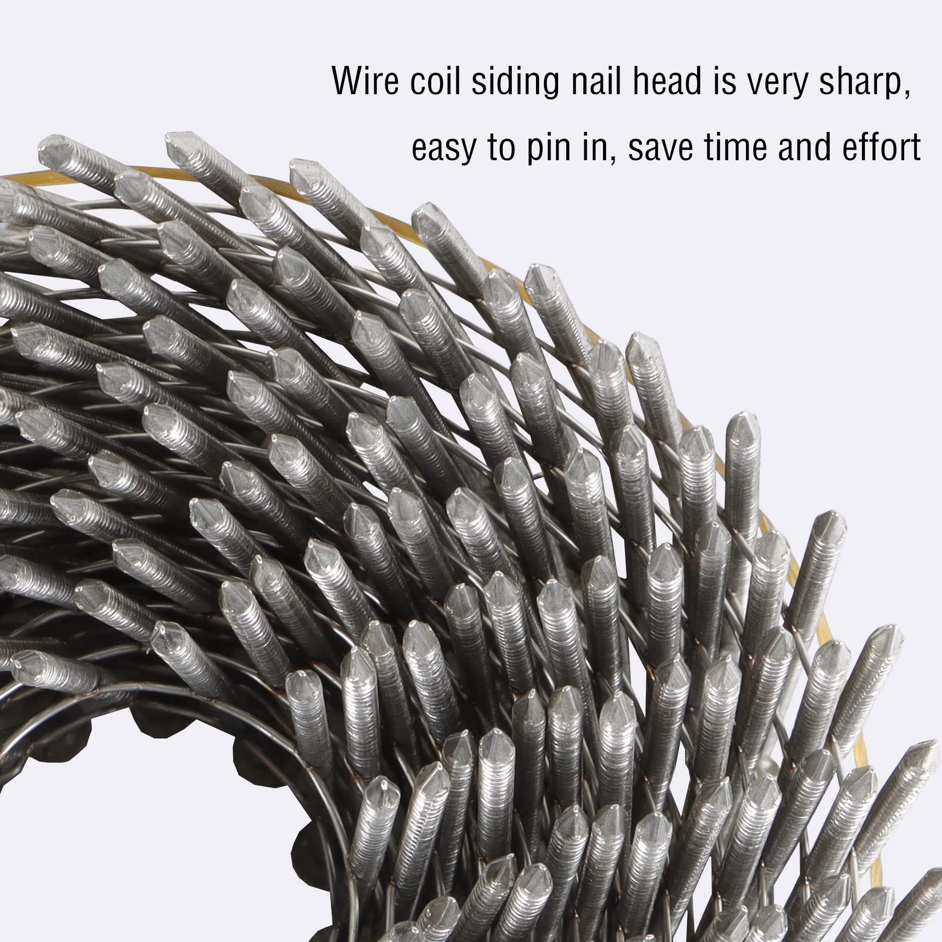 Premium Stainless Steel Siding Nails - 1-1/4