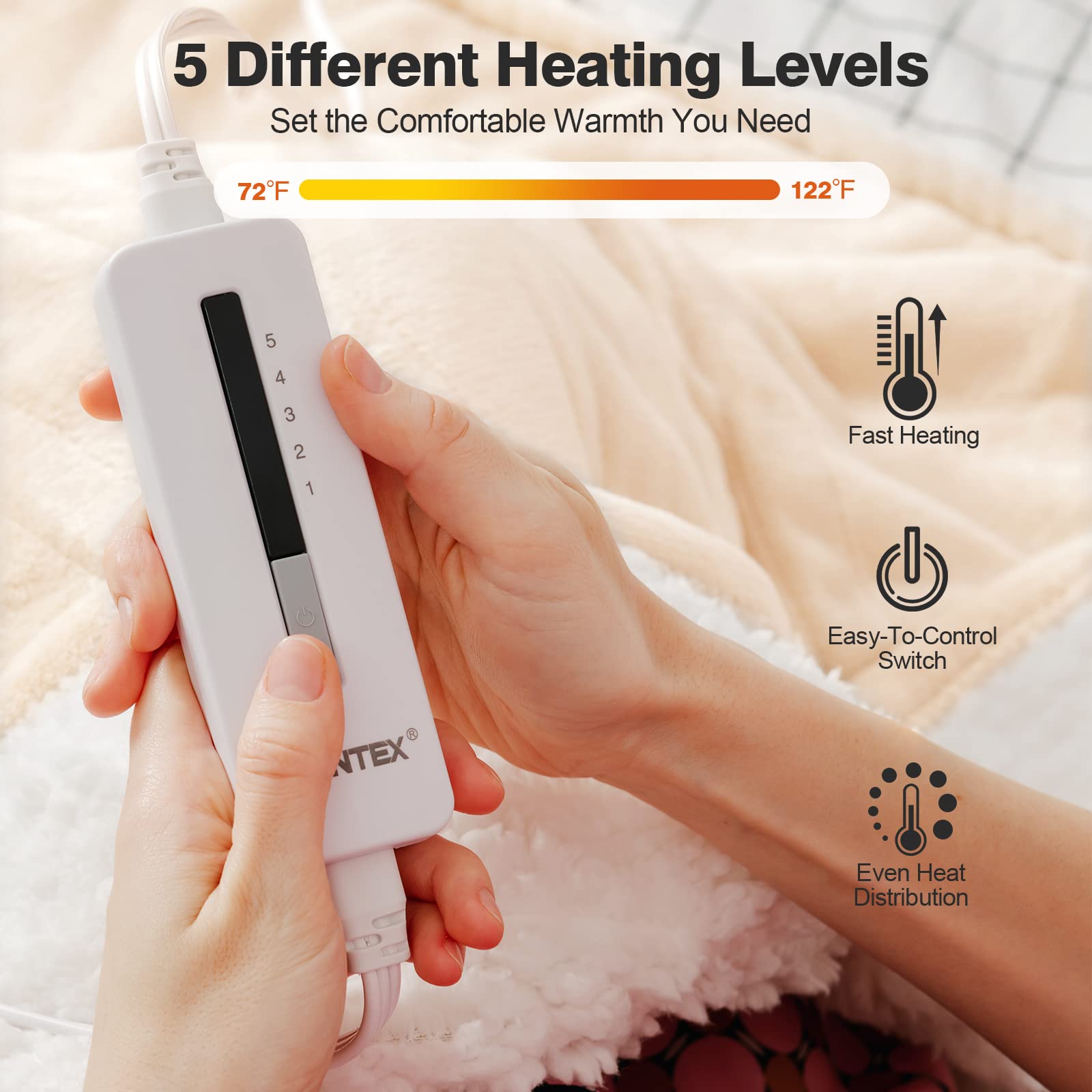 Giantex Electric Heated Blanket - 50