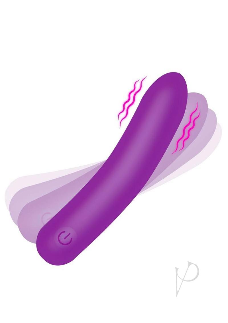 Bang Tapered Flexible Silicone Rechargeable Bullet Vibrator - Purple | Personal Massager for Women | Perfect for Solo Play & Couples Intimacy
